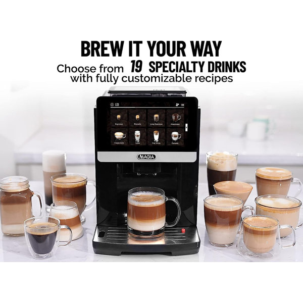 Zulay Kitchen Zulay Magia Super Automatic Coffee Espresso Machine | Wayfair